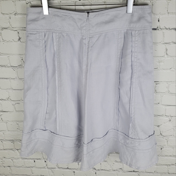 EFFETI MODA | 100% linen a-line lightweight skirt - Picture 3 of 7